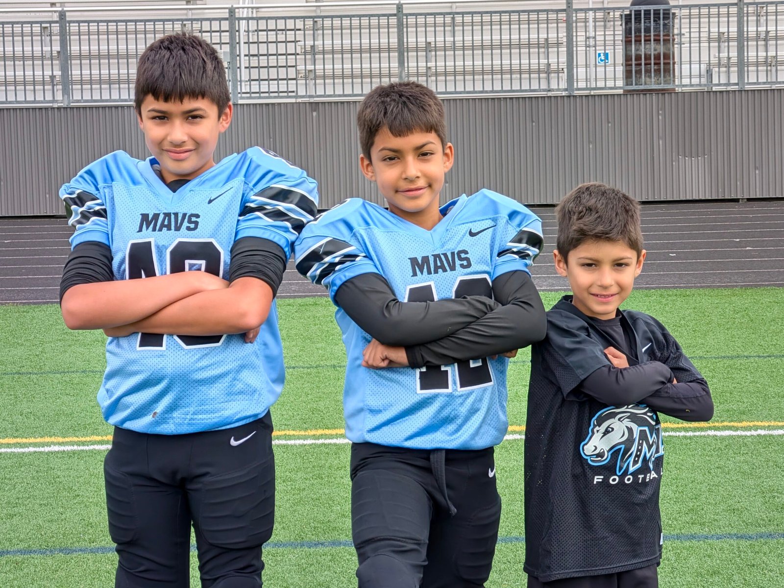 Romina Leon's 3 sons